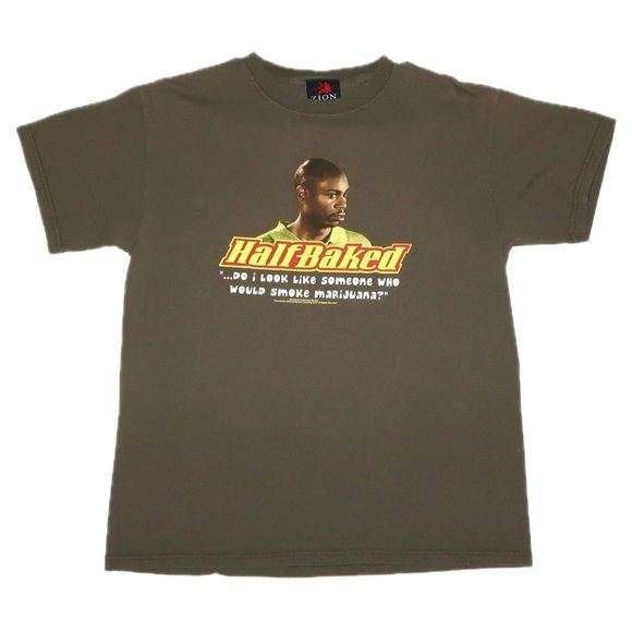 Vintage 90s Half baked Dave Chapelle comedy tee